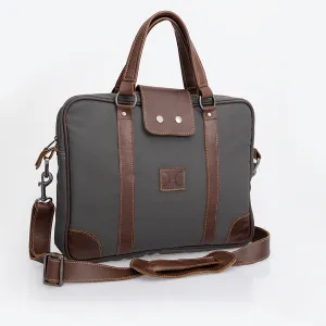 Laptop 15' Bag Wax Canvas & Leather