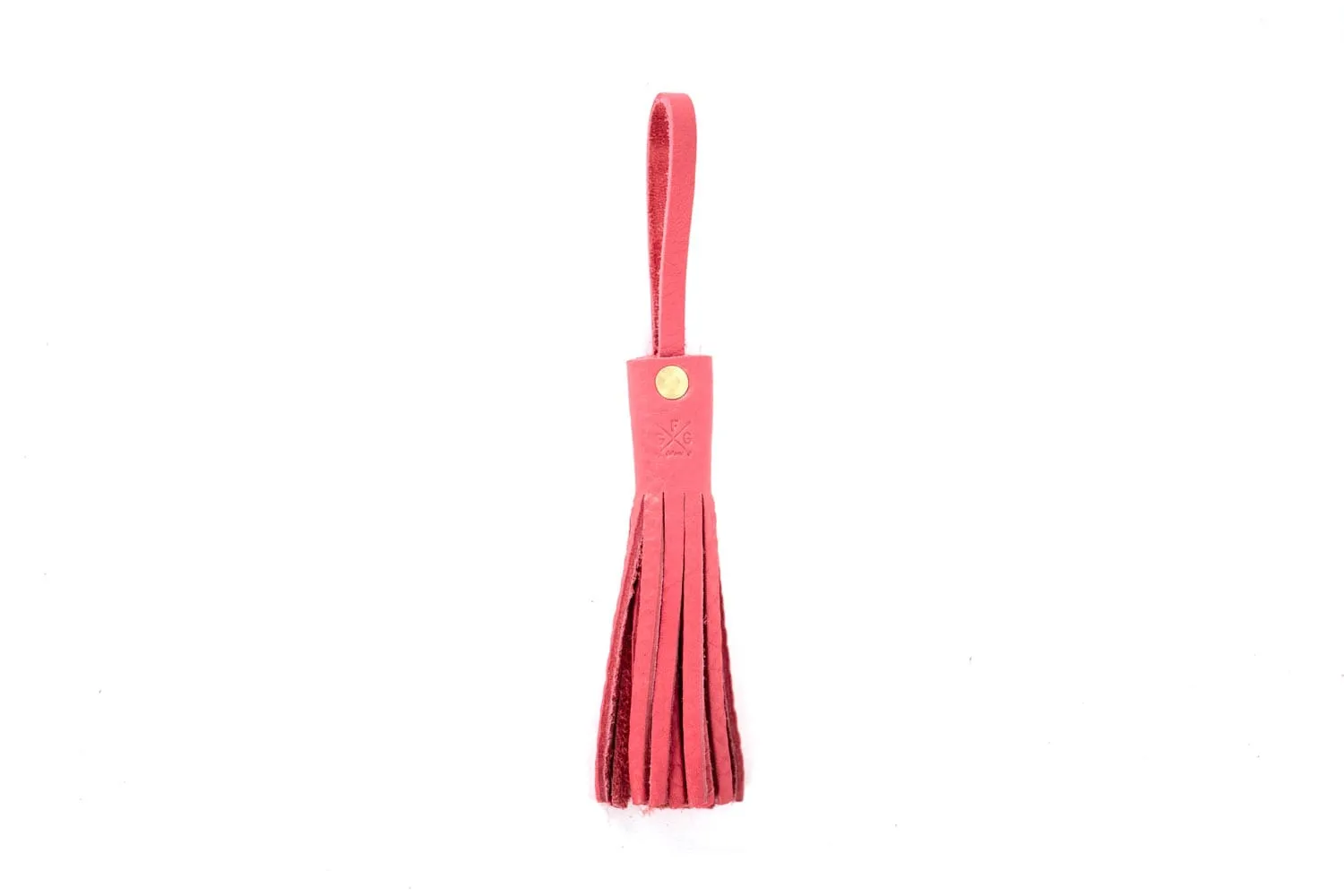 LEATHER TASSEL BAG CHARM