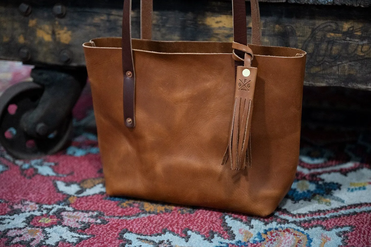 LEATHER TASSEL BAG CHARM