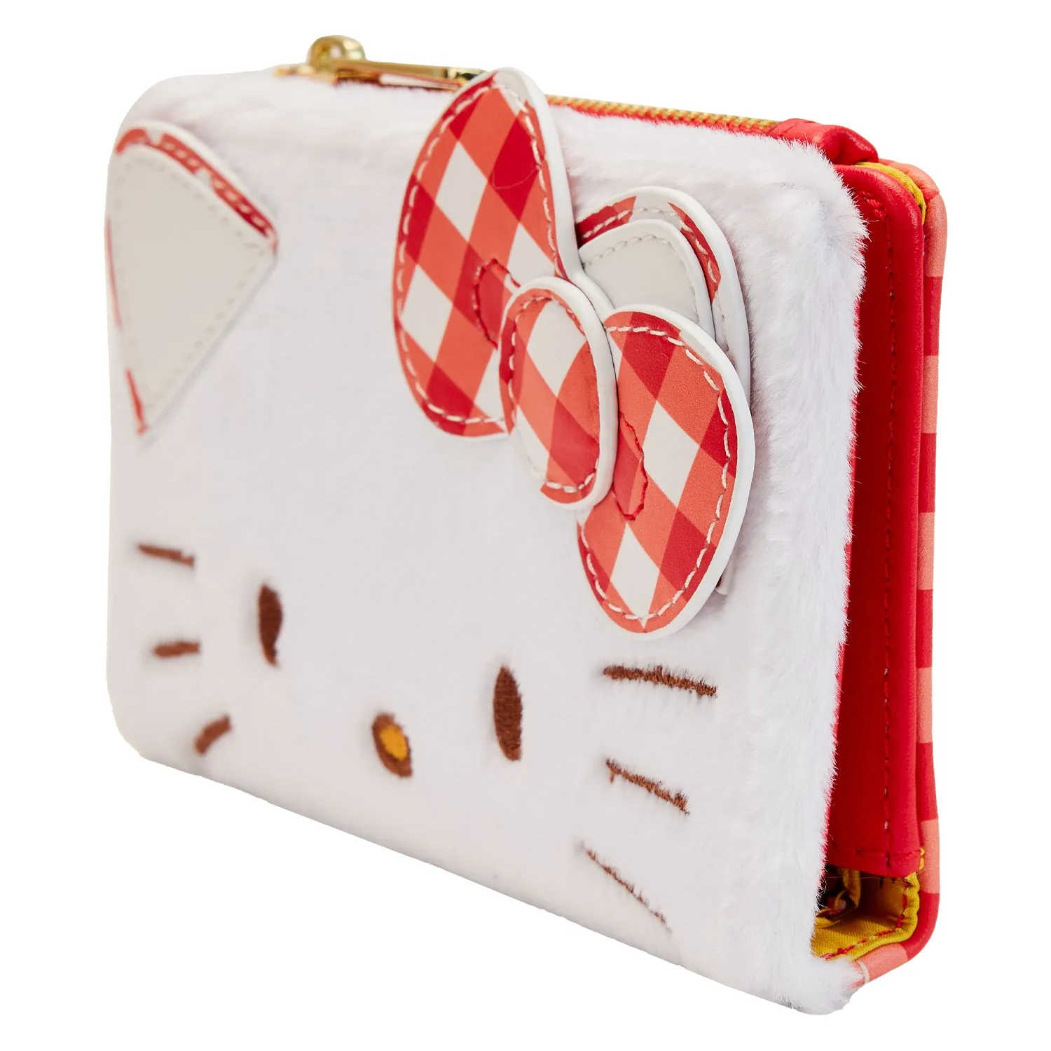 LF Sanrio Hello Kitty Gingham Cosplay Flap Wallet