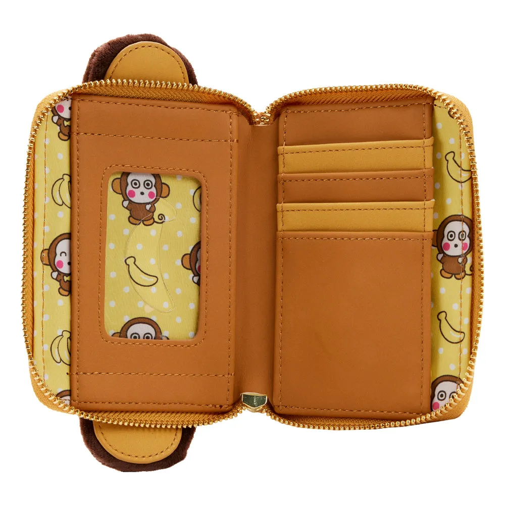LF Sanrio Monkichi Cosplay Zip Around Wallet