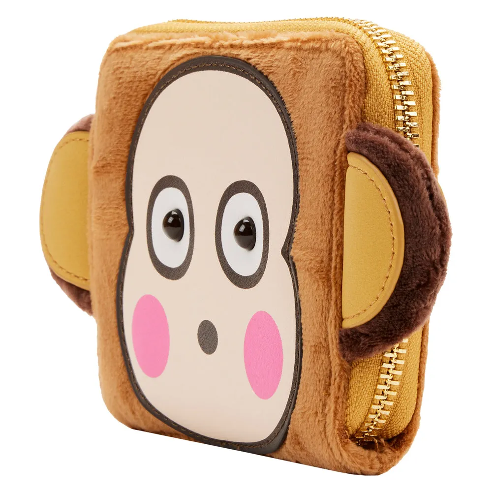 LF Sanrio Monkichi Cosplay Zip Around Wallet