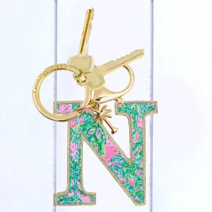 Lilly Pulitzer Leather Initial Keychain - N