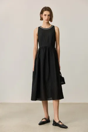LILY Elegant Jacquard Dress