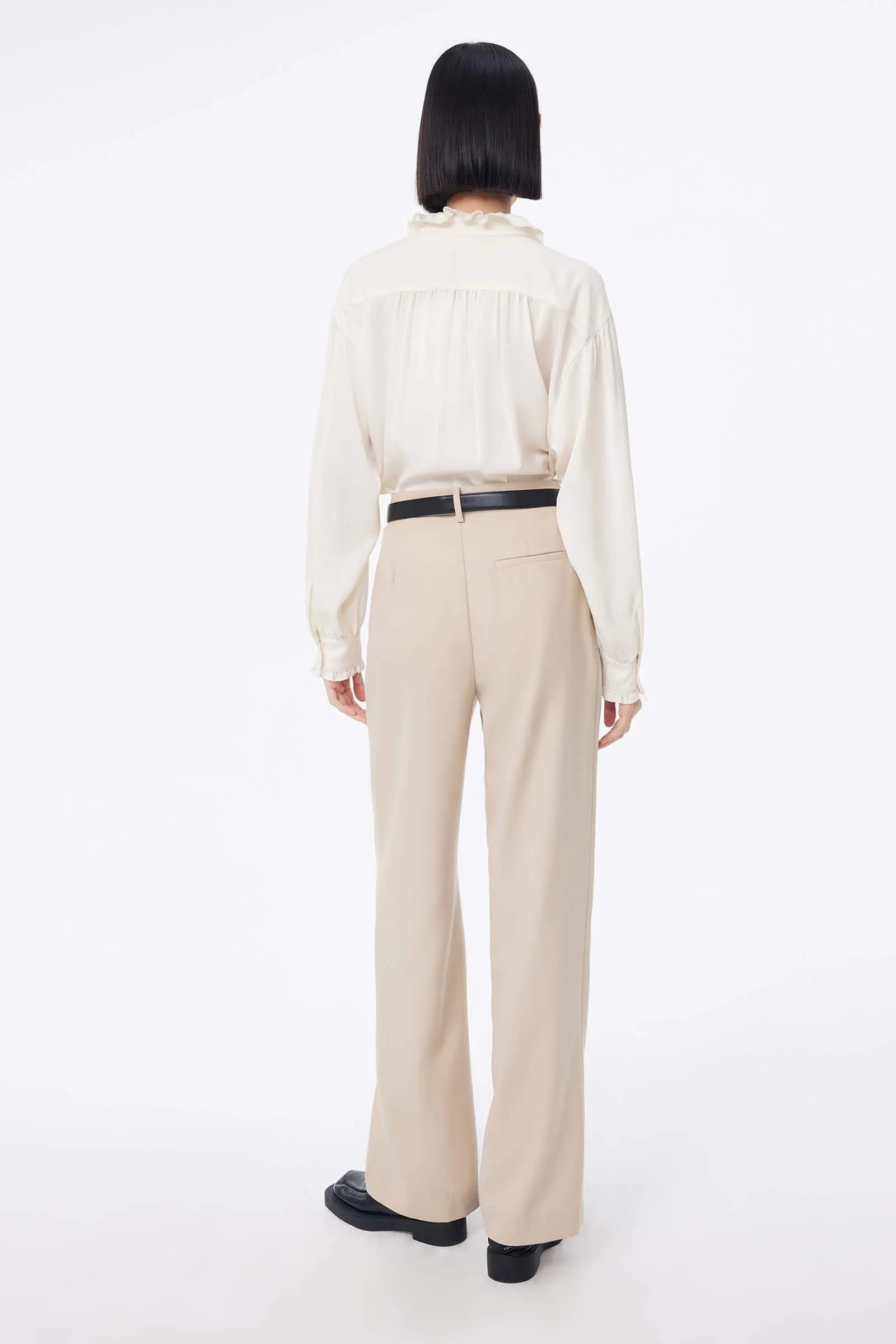 LILY Romantic Lace Collar Shirt