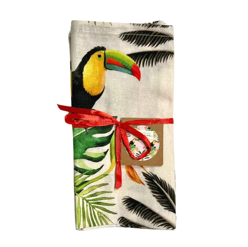 Linen Napkin Toucan