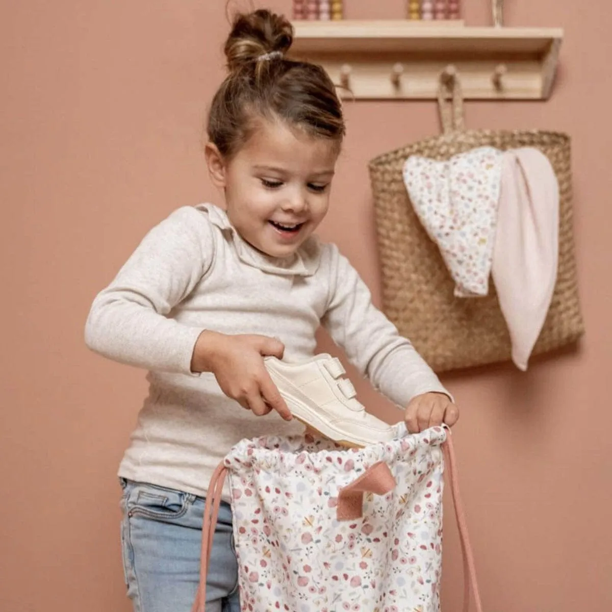 Little Dutch Kids Gym Bag (Flowers & Butterflies)