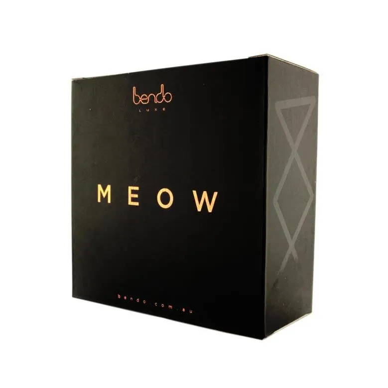 Luxe Meow Cat Bowl - Chrome Bowl & Copper Stand