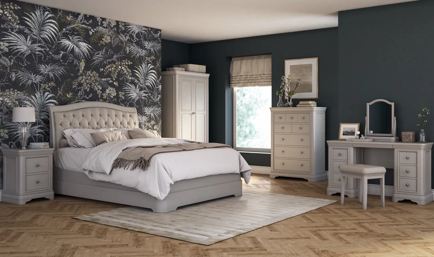 Mabel Bed Upholstered Headboard - 5'