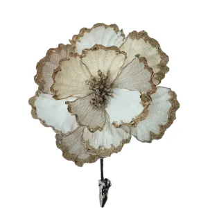 Magnolia Flower filler with gold glitter edges Set of 3 / Set of 6
