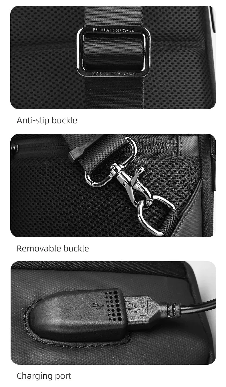 Mark Ryden MR-7618 Crossbody Sling Bag Anti-theft Waterproof