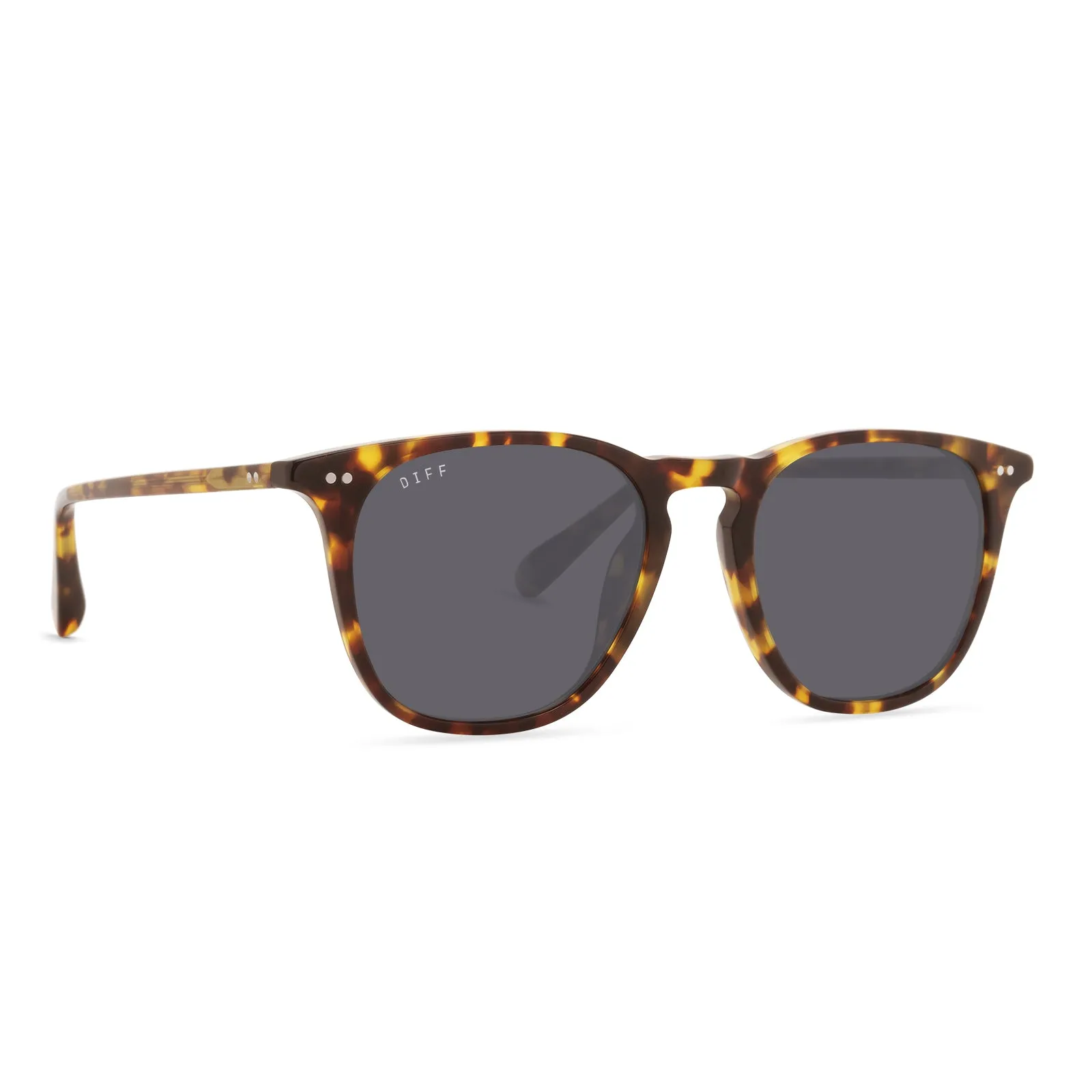 MAXWELL XL - AMBER TORTOISE   GREY POLARIZED SUNGLASSES