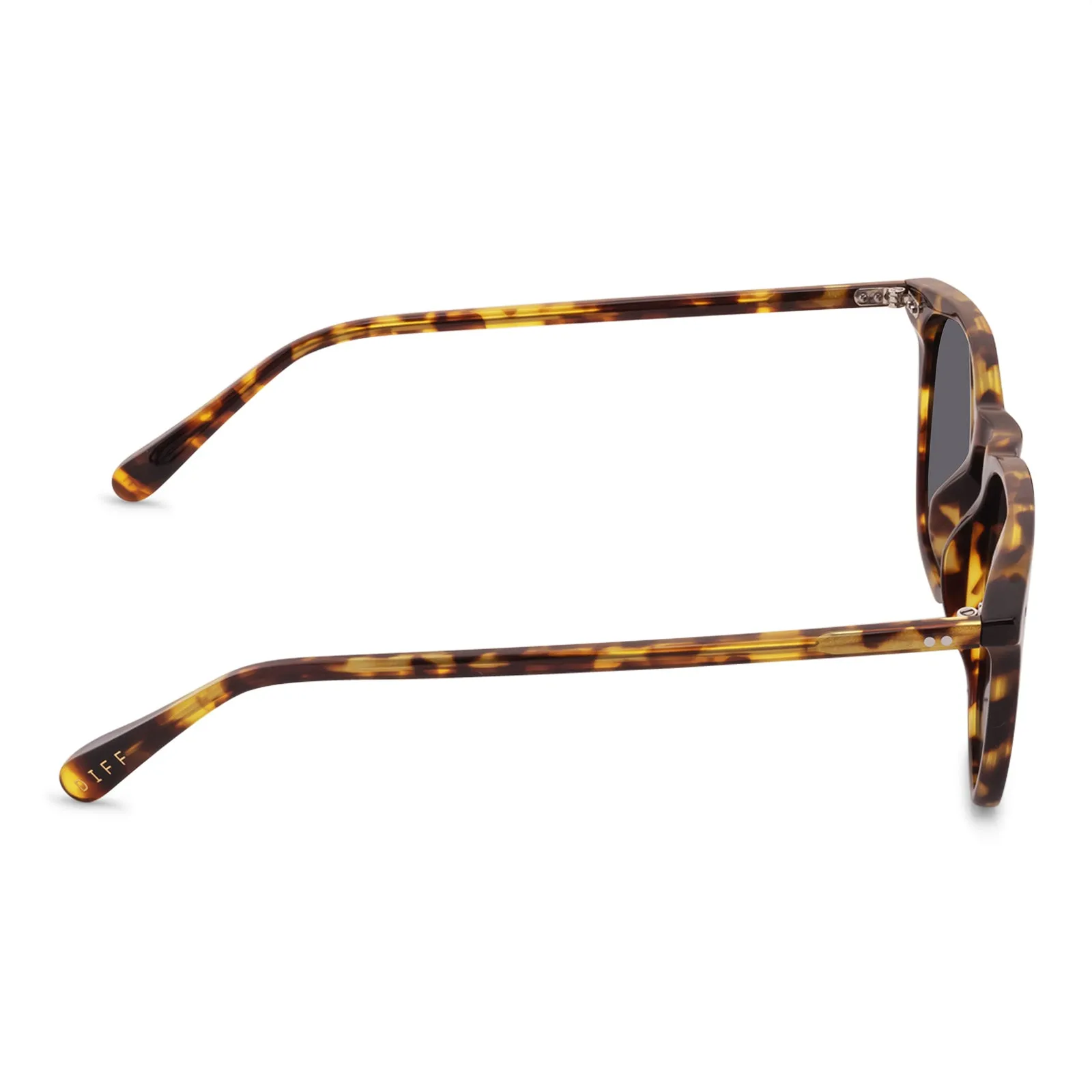 MAXWELL XL - AMBER TORTOISE   GREY POLARIZED SUNGLASSES
