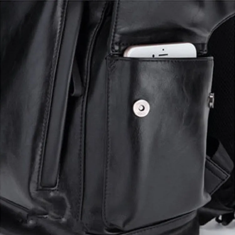 Men's Leather Waterproof Travel Bag