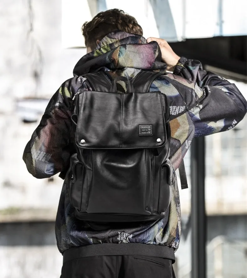 Men's Leather Waterproof Travel Bag