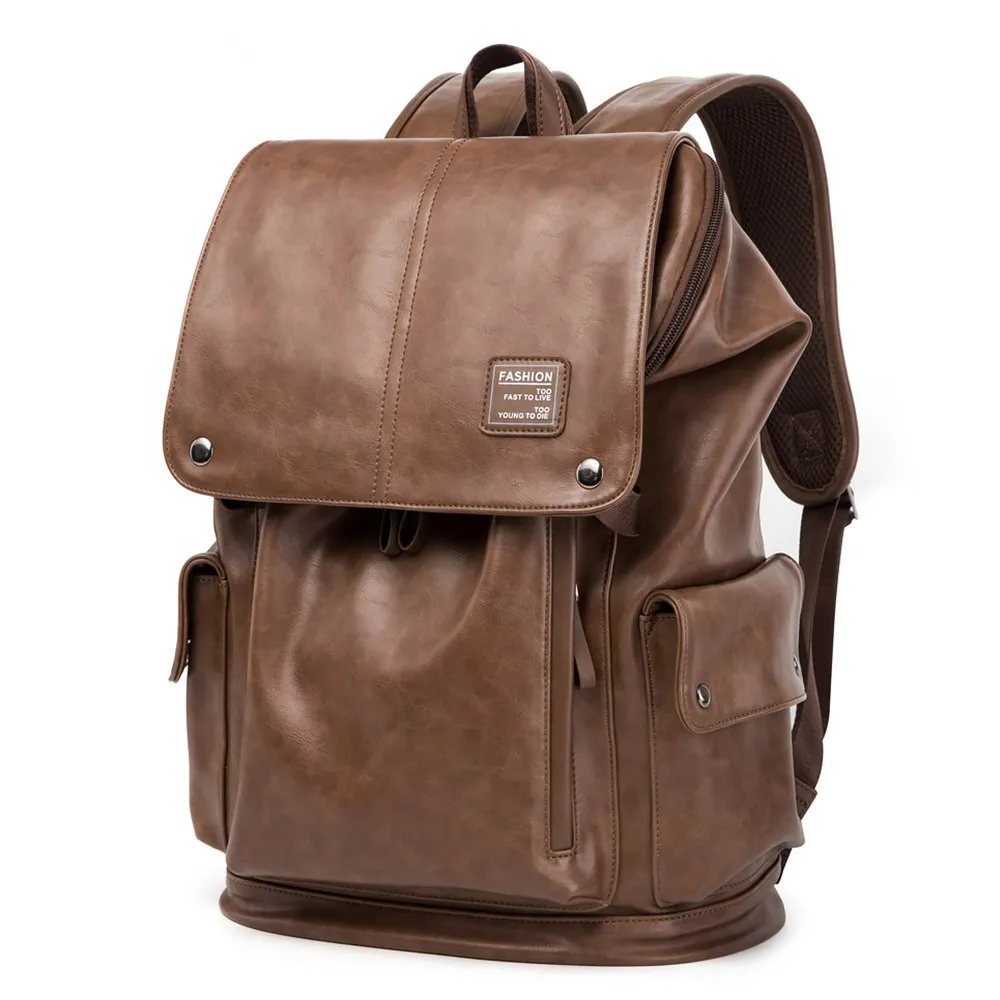 Men's Leather Waterproof Travel Bag