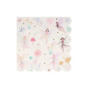 Meri Meri Fairy Party Napkins - Large 16pk.