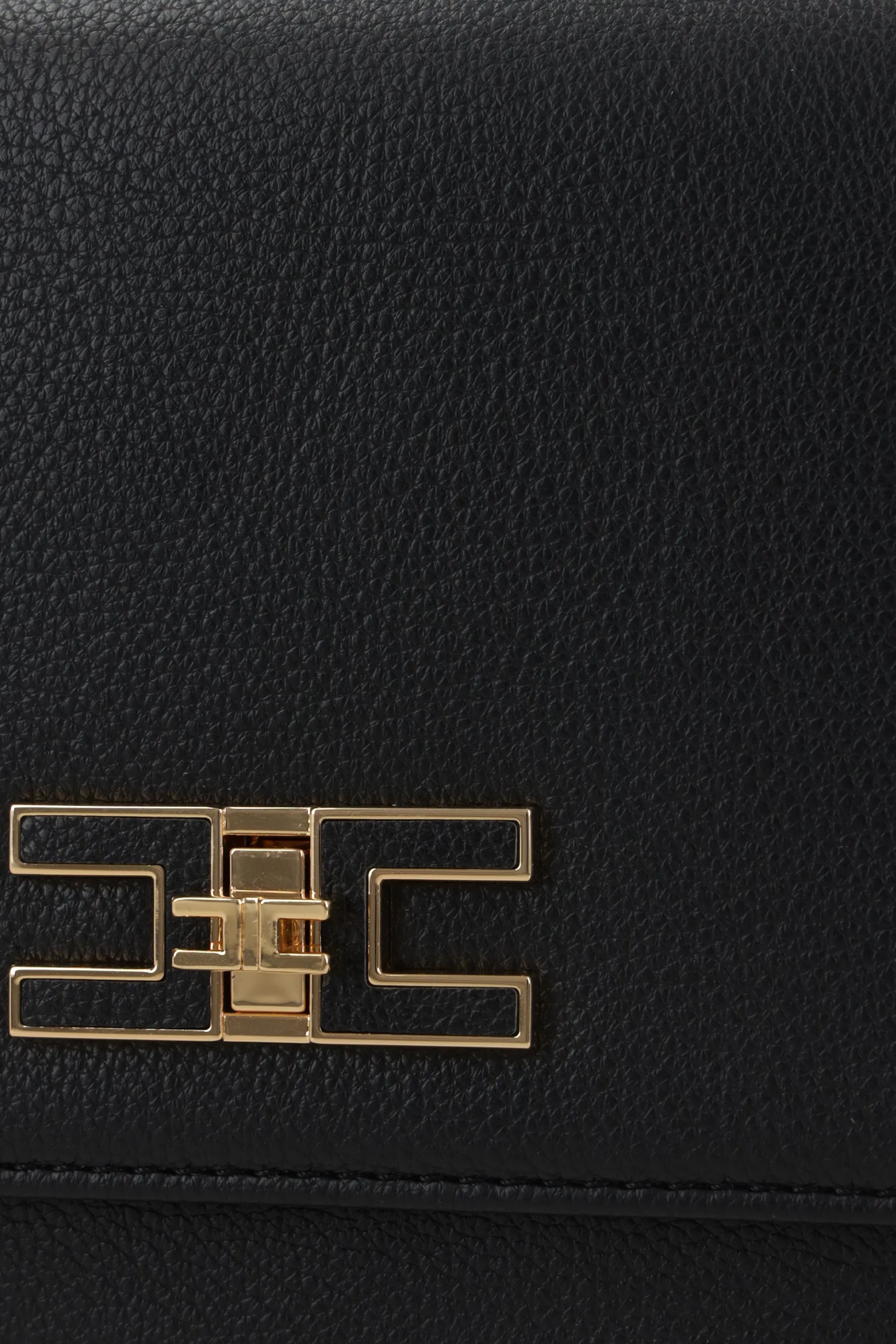 Mini Grommet Chain Leather Shoulder Bag