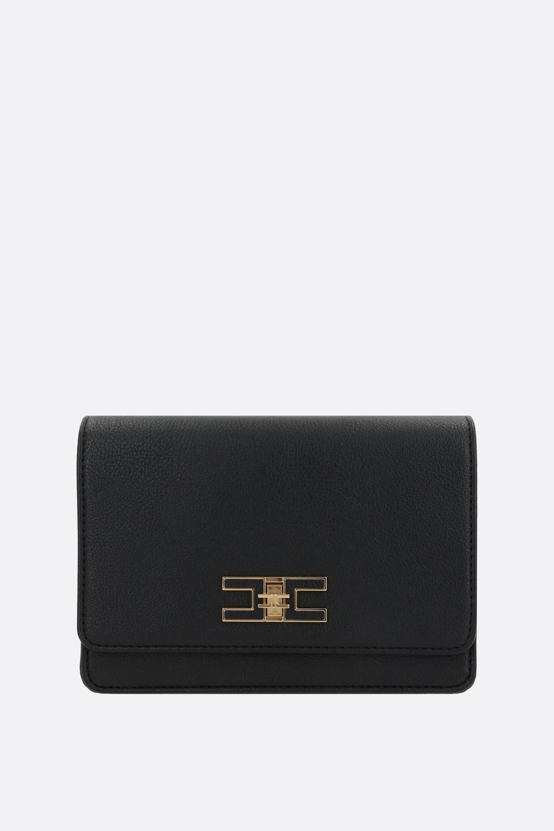 Mini Grommet Chain Leather Shoulder Bag
