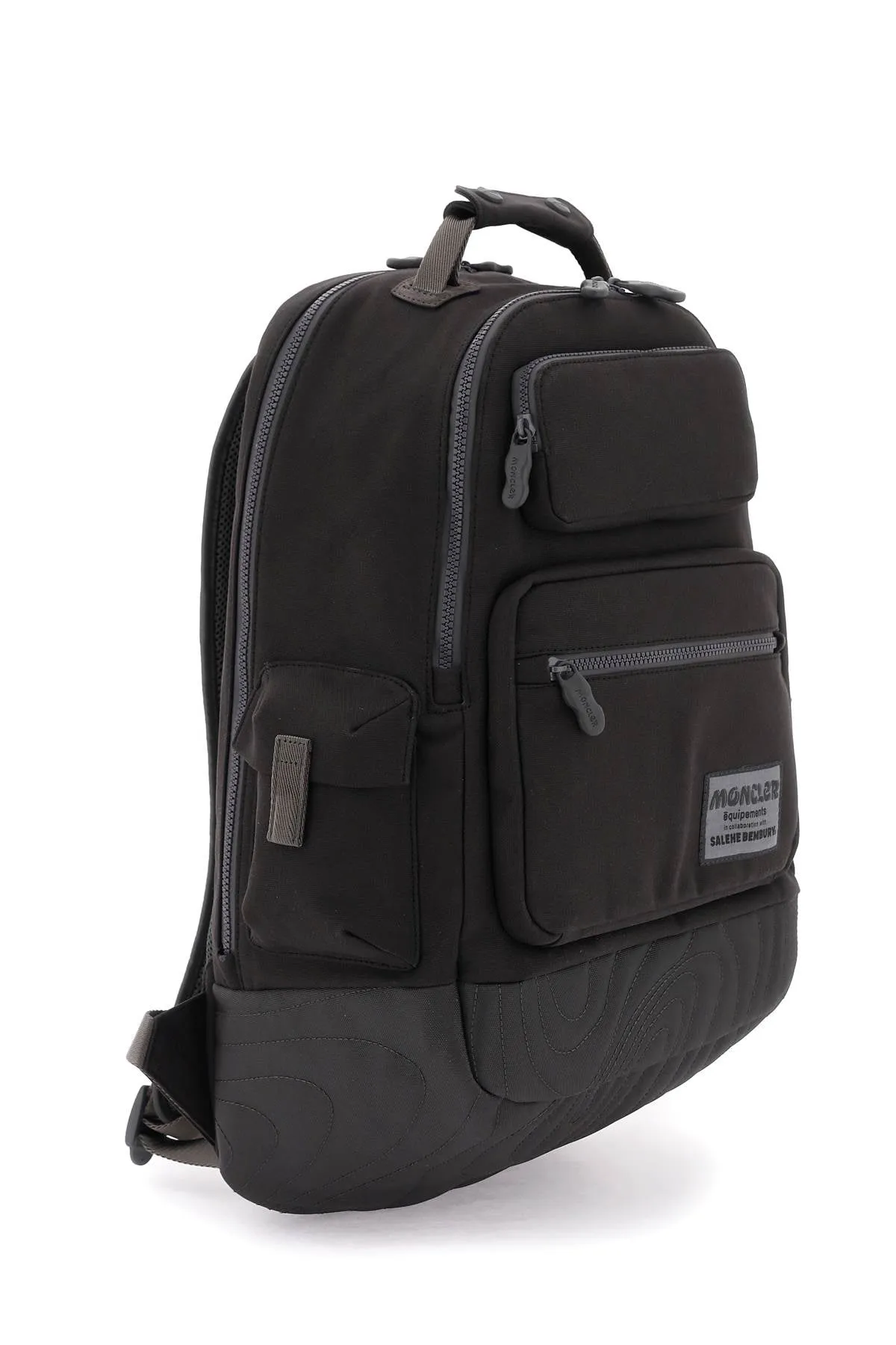 Moncler x salehe bembury canvas & nylon backpack