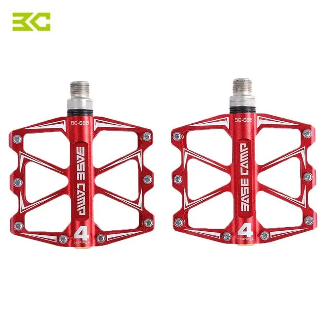 Mountain Road Bike Bicycle Aluminum Alloy Pedals Flat Platform Pedal