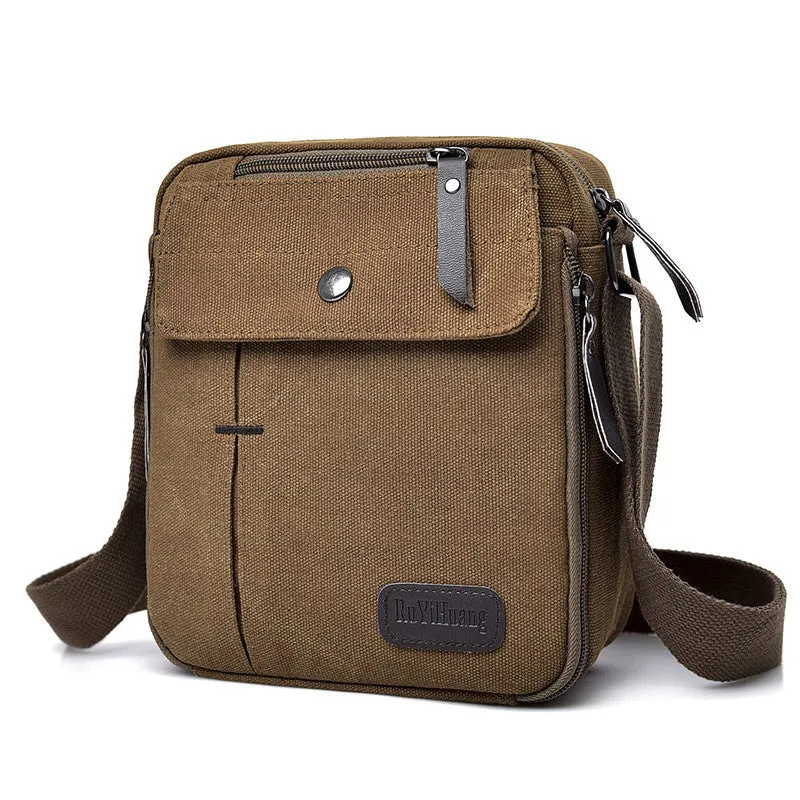 Multifunctional Waterproof Canvas Crossbody Bag