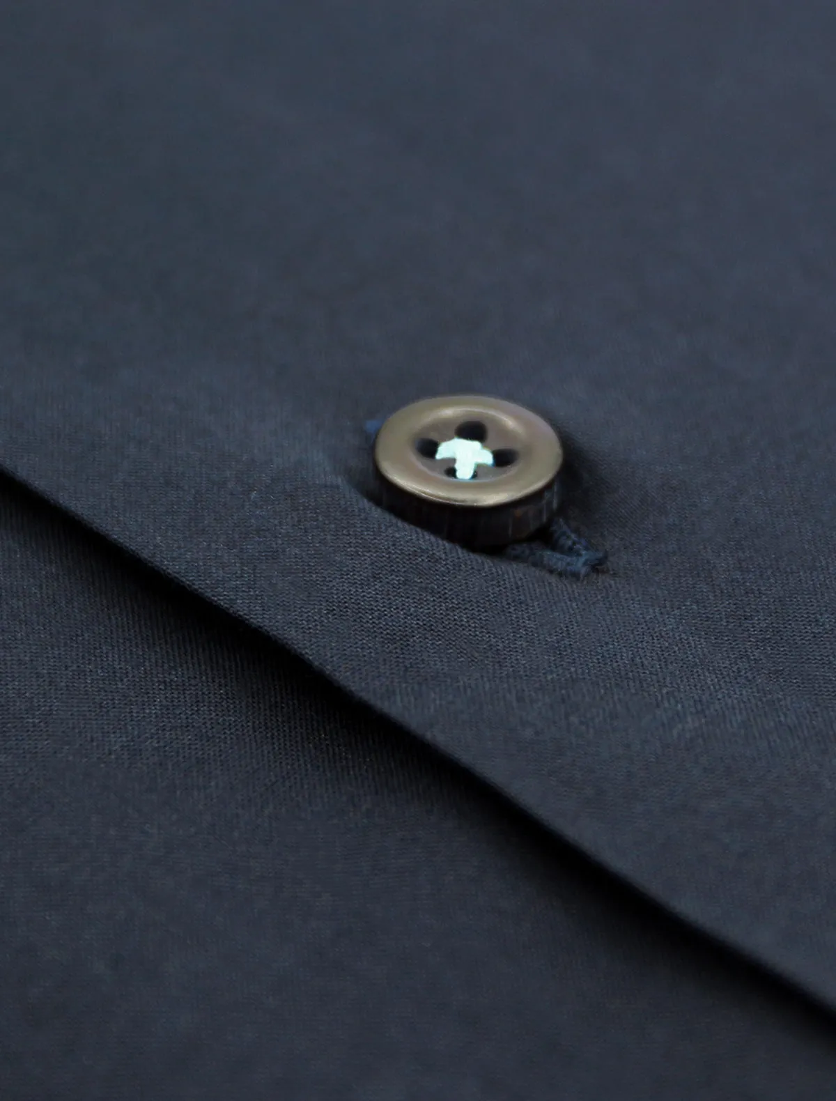 Navy Blue Shirt with paisley details