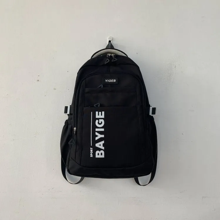 New Leisure Sports Backpack Capacity Function Match Computer Schoolbag Lightweight Men's and Women's Shoulder Trendy Bag Factory Wholesale