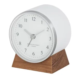 Nina Alarm Clock Silent - White