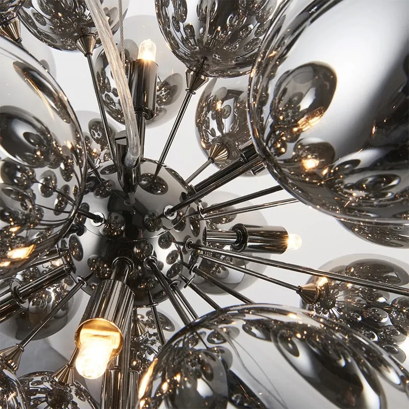 Nordic post-modern grape shaped glass chandelier luxury home decoration lighting living room chandelier model house chandelier