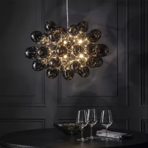 Nordic post-modern grape shaped glass chandelier luxury home decoration lighting living room chandelier model house chandelier