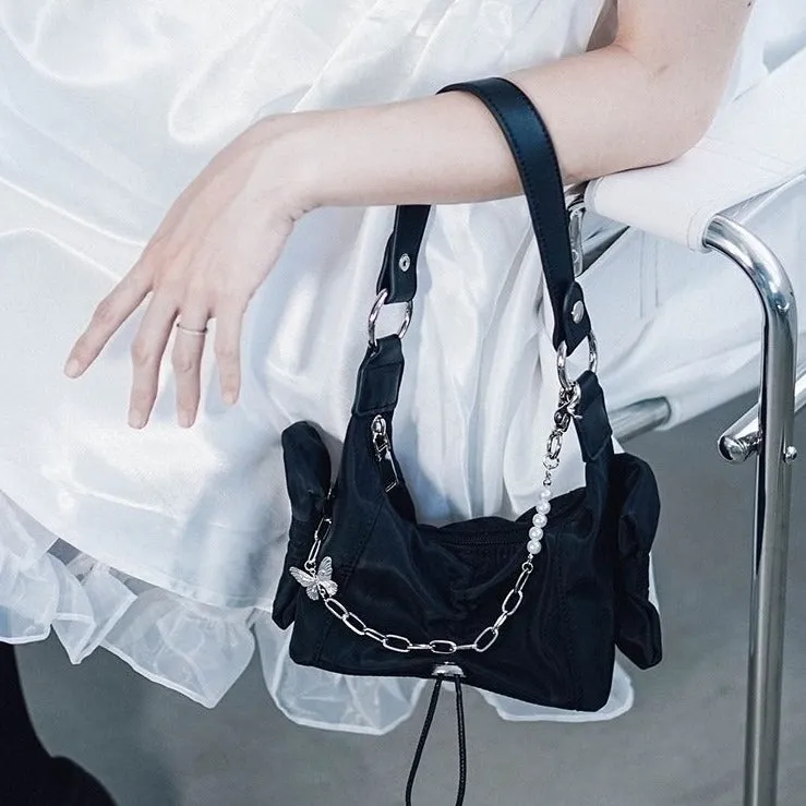 Nylon Butterfly Handbag