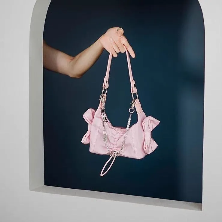 Nylon Butterfly Handbag