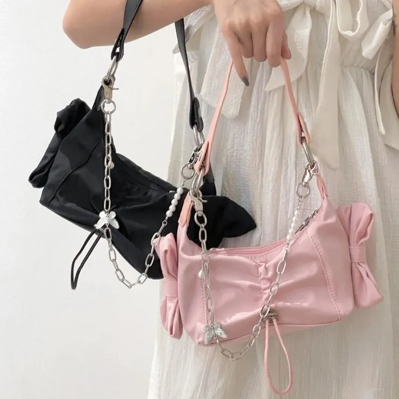 Nylon Butterfly Handbag