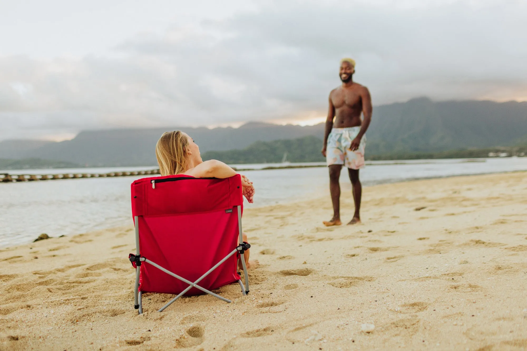 Ohio State Buckeyes - Tranquility Beach Chair with Carry Bag
