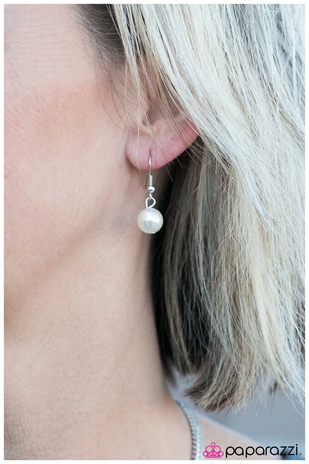 Open Door Jewelry - Armageddon - White Necklace - Paparazzi Accessories