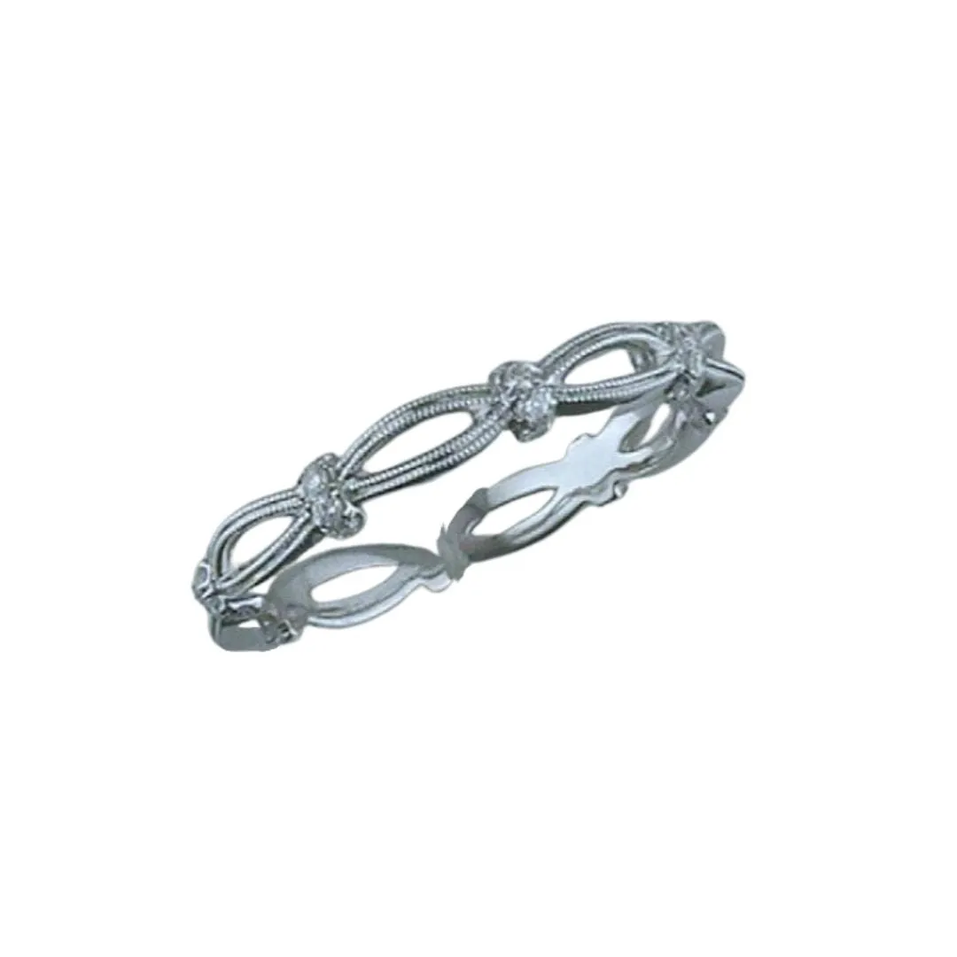 Open Infinity Diamond Band
