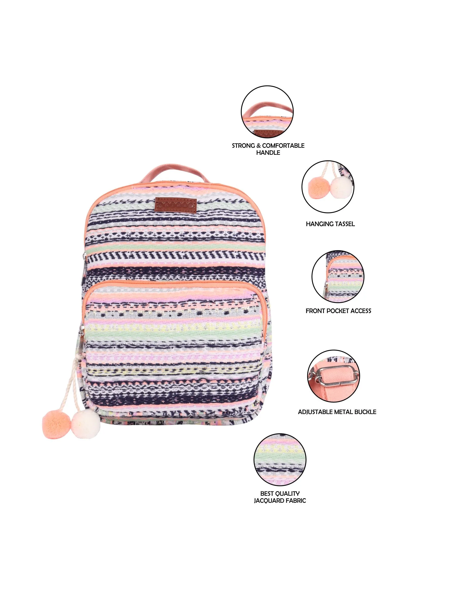 Orange  Womens / Kids Backpack Small Size
