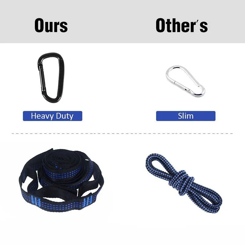 Outdoor 210T Nylon Camping Hammock