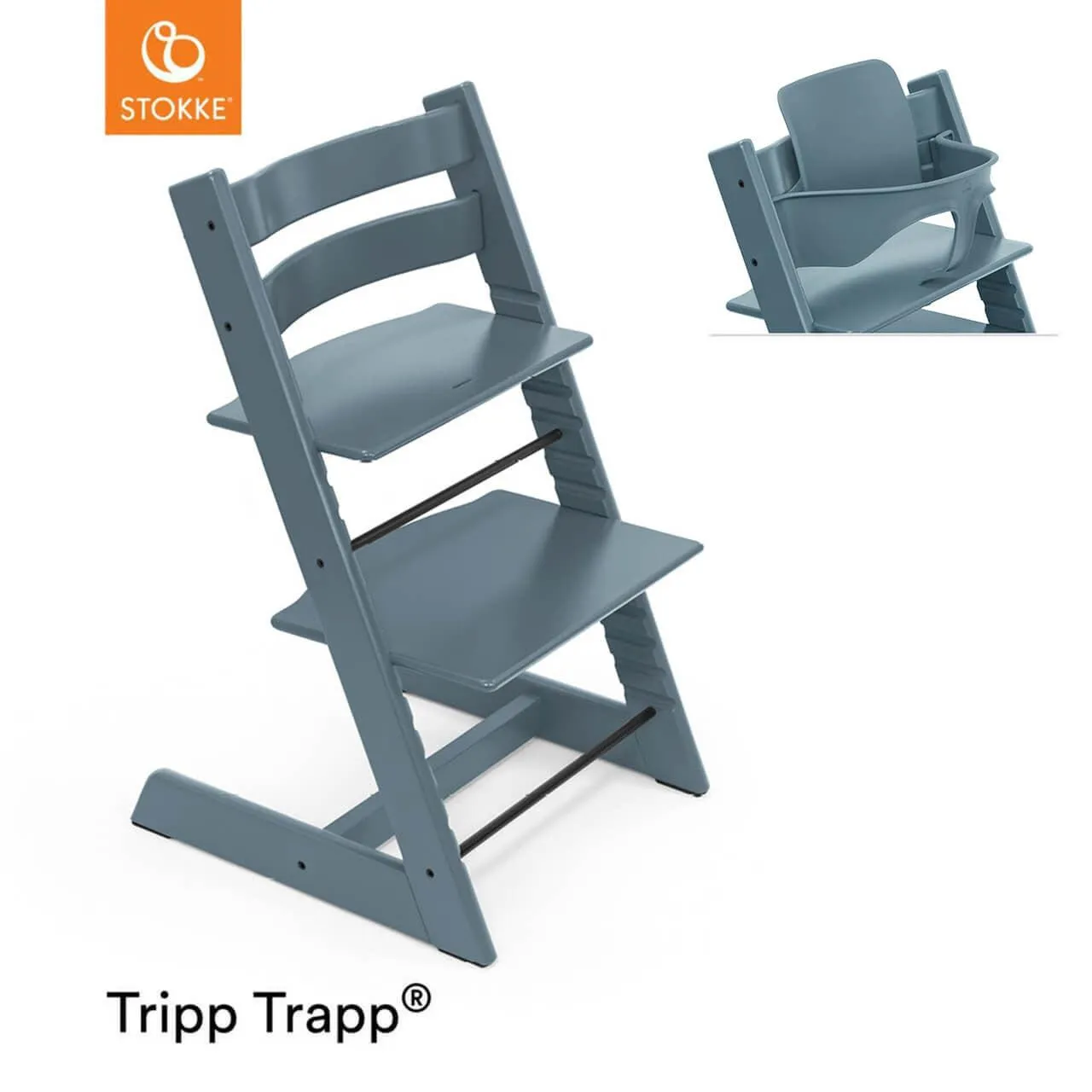 Outlet - Stokke Tripp Trapp Highchair - Fjord Blue