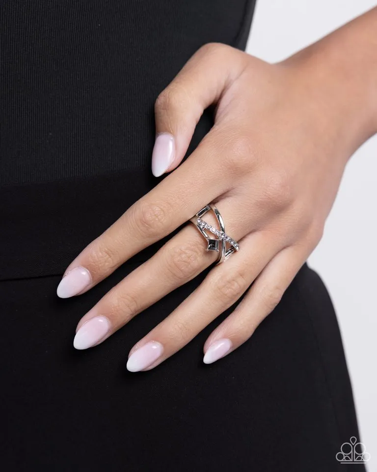 Paparazzi Ring ~ Elegantly Engaged - Silver