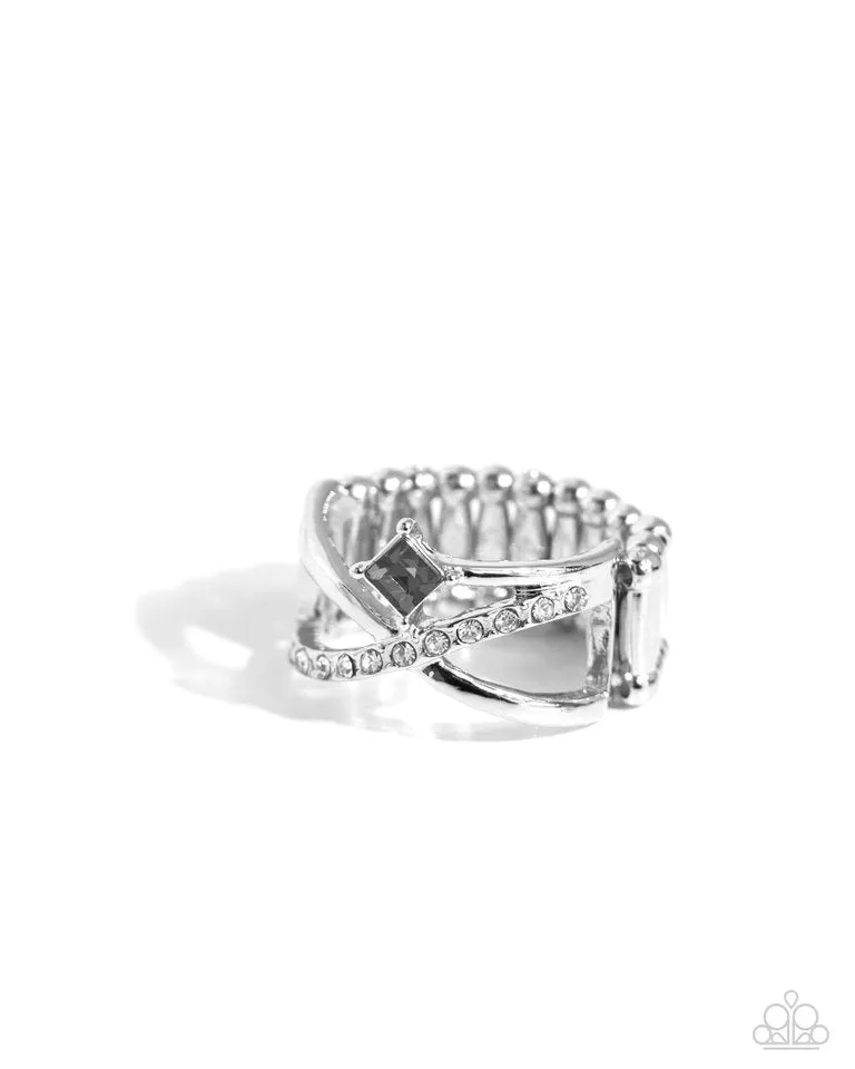 Paparazzi Ring ~ Elegantly Engaged - Silver