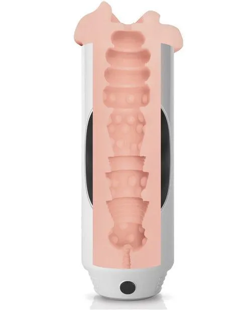 Pdx Extreme Mega Grip Squeezable Vibrating Strokers - Pussy