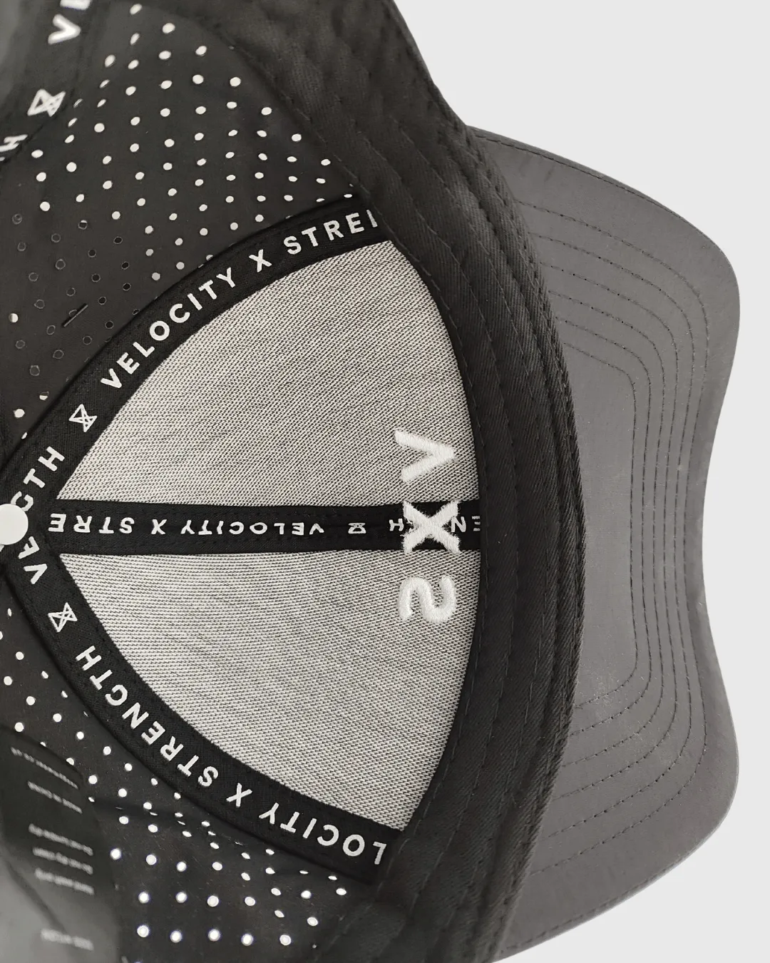 Perforated  Cap [White Details]