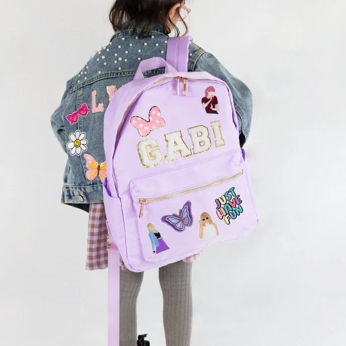 Personalised Kids Patch Backpack