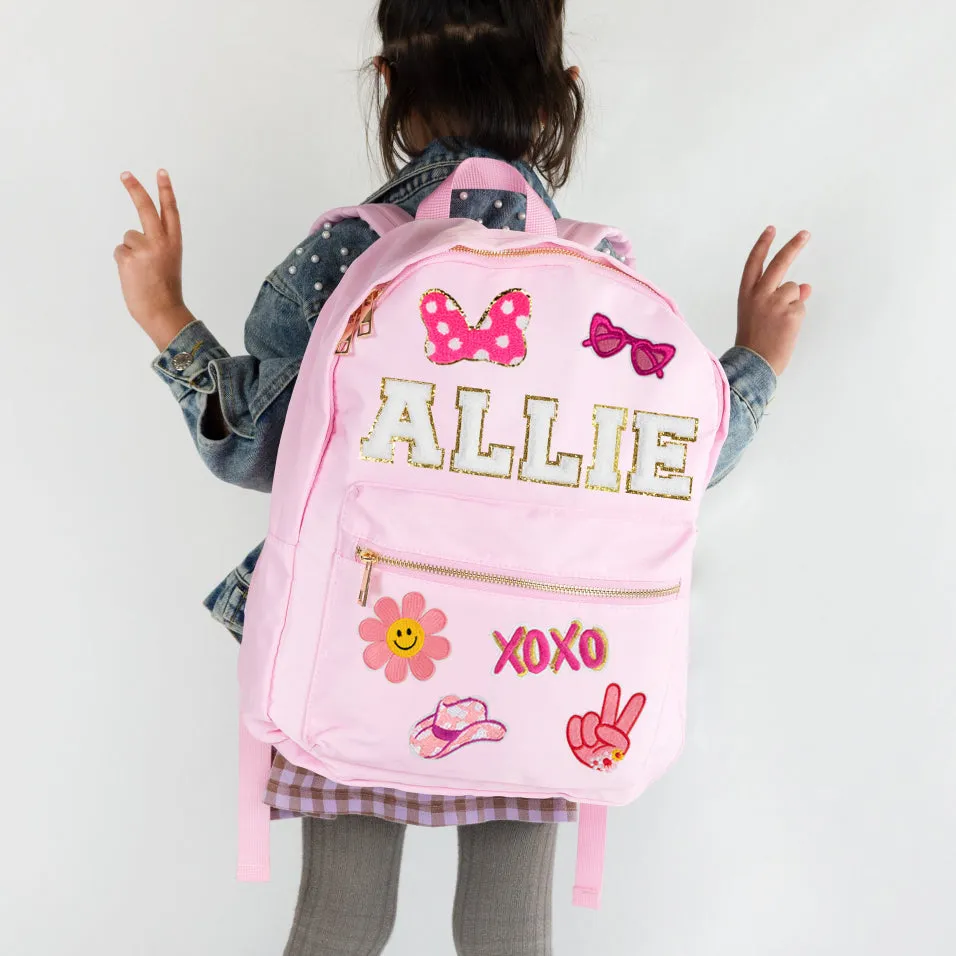 Personalised Kids Patch Backpack