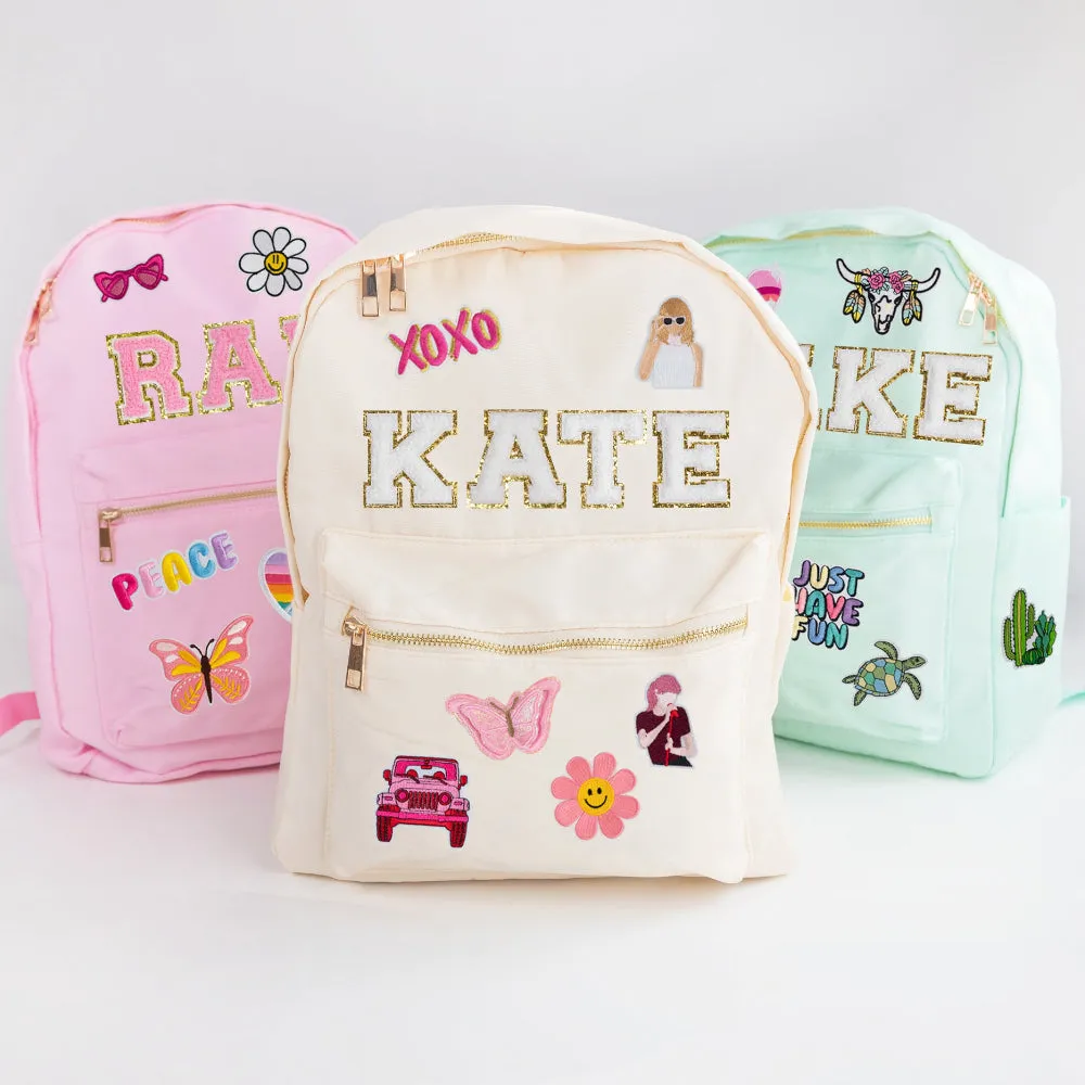 Personalised Kids Patch Backpack