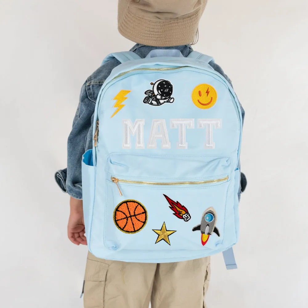 Personalised Kids Patch Backpack