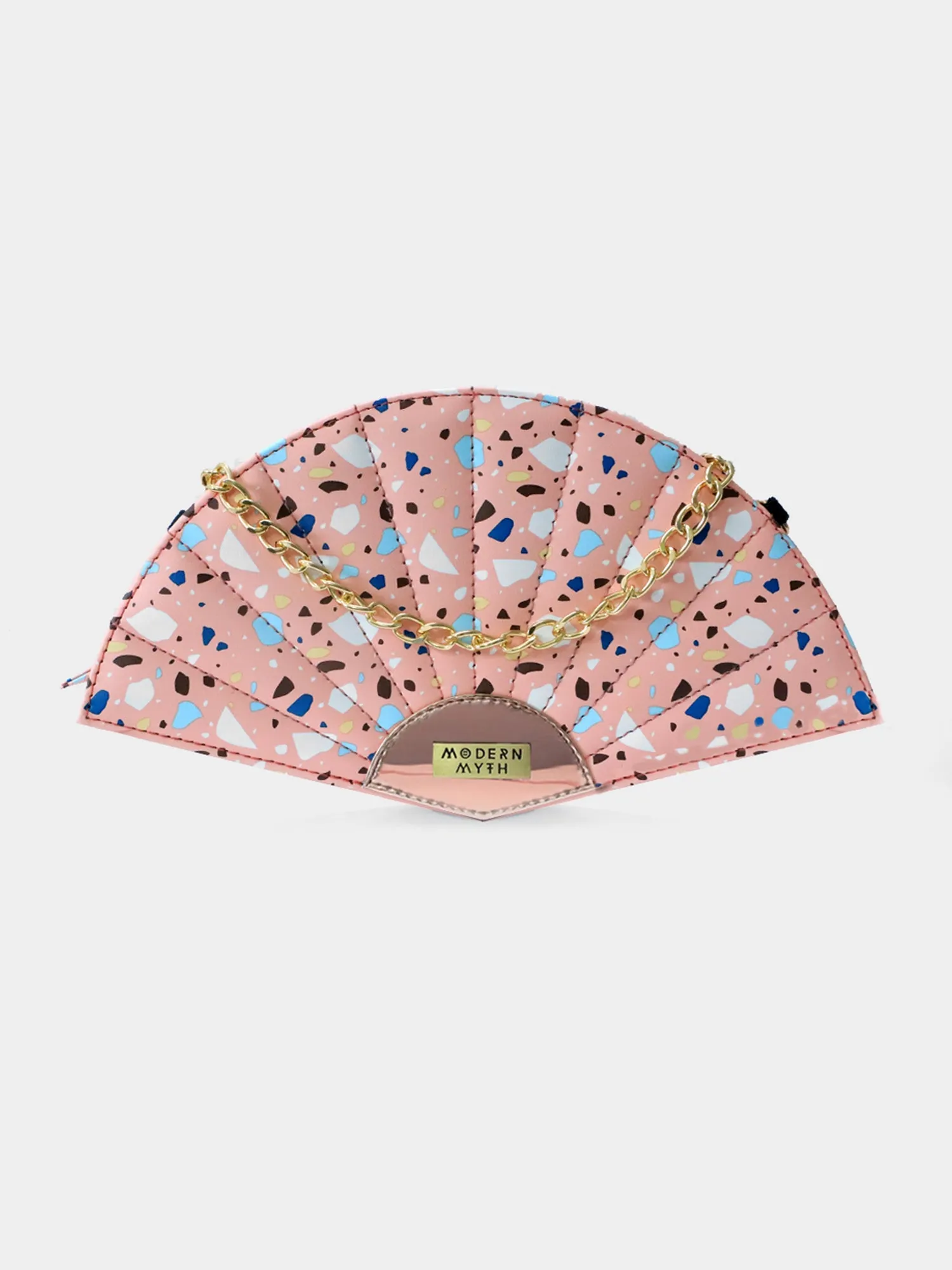 Pink & Rosegold Cookie Multi Print Fan Bag | Modern Myth