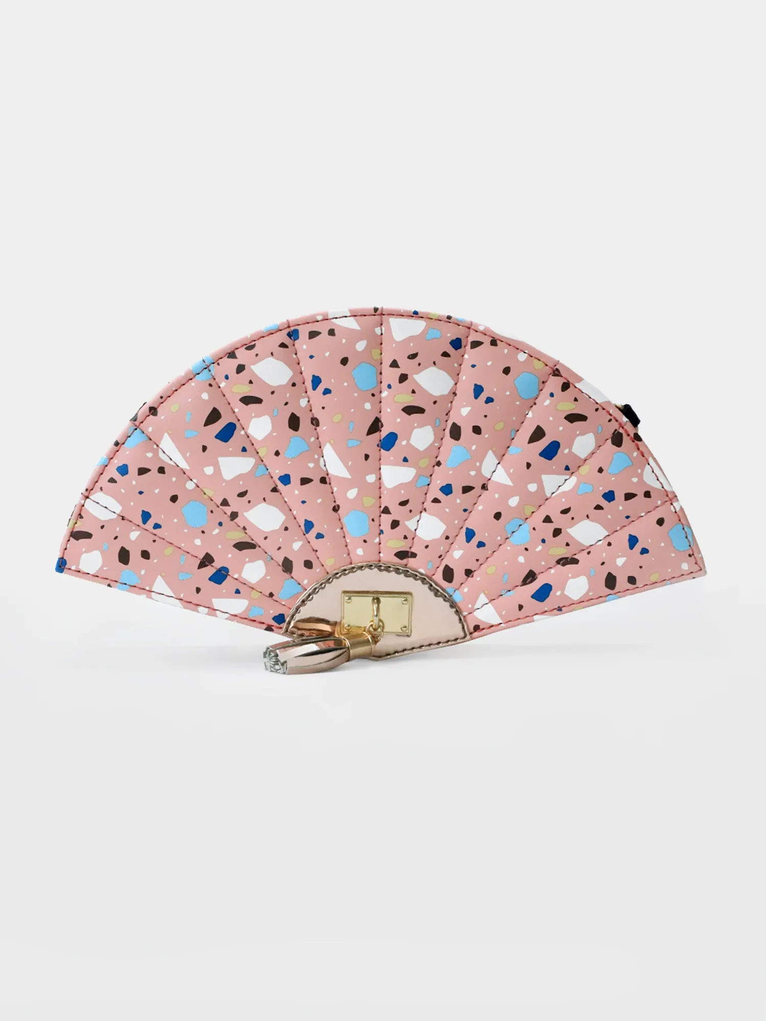Pink & Rosegold Cookie Multi Print Fan Bag | Modern Myth